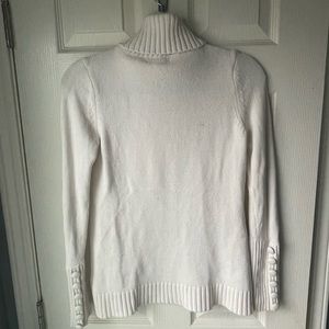 Banana Republic size S. Cream turtleneck sweater